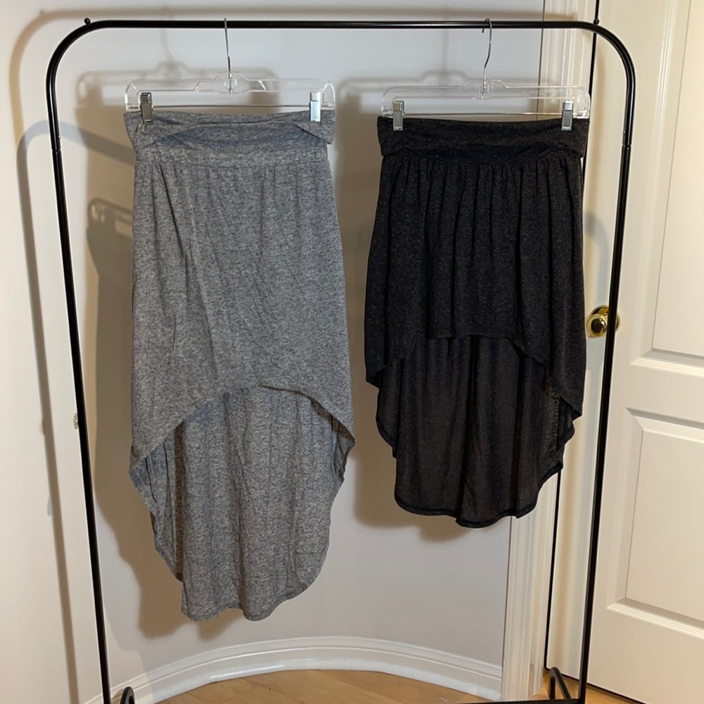 2 PACK 🚨 Forever 21/ Aeropostale High Low Skirts
